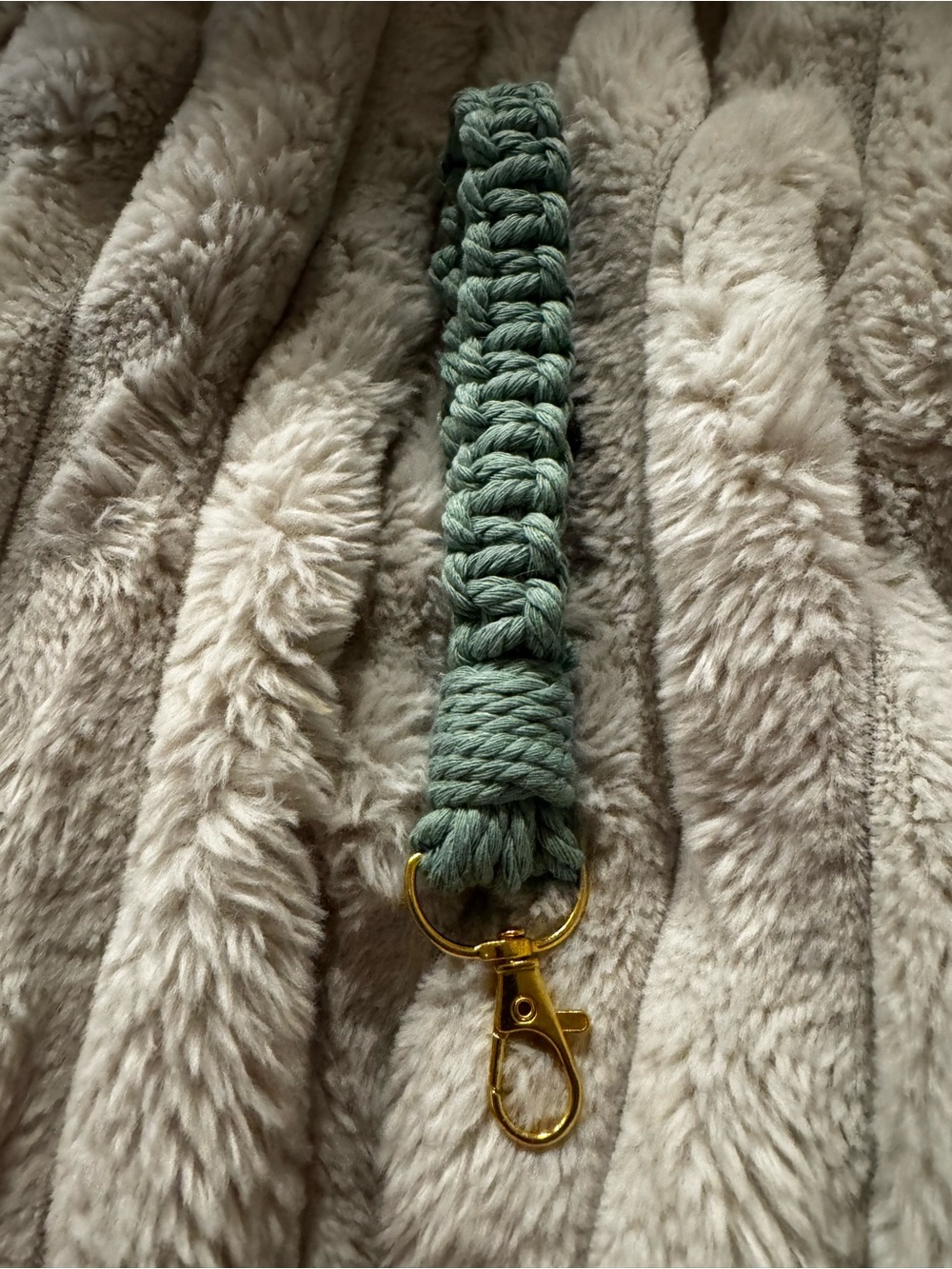 Handmade Macramé Keychain wristlet
